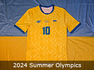 ukraine olympics football jersey 2024