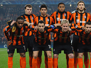 fc shakhtar donetsk football shirt 2010/11